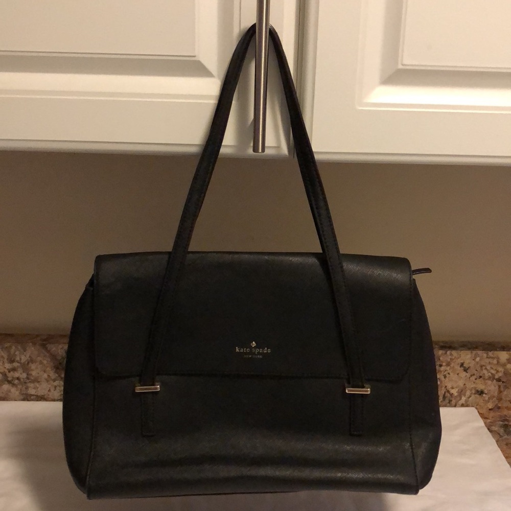 🎉 Host Pick! 🎉 Kate Spade black leather bag